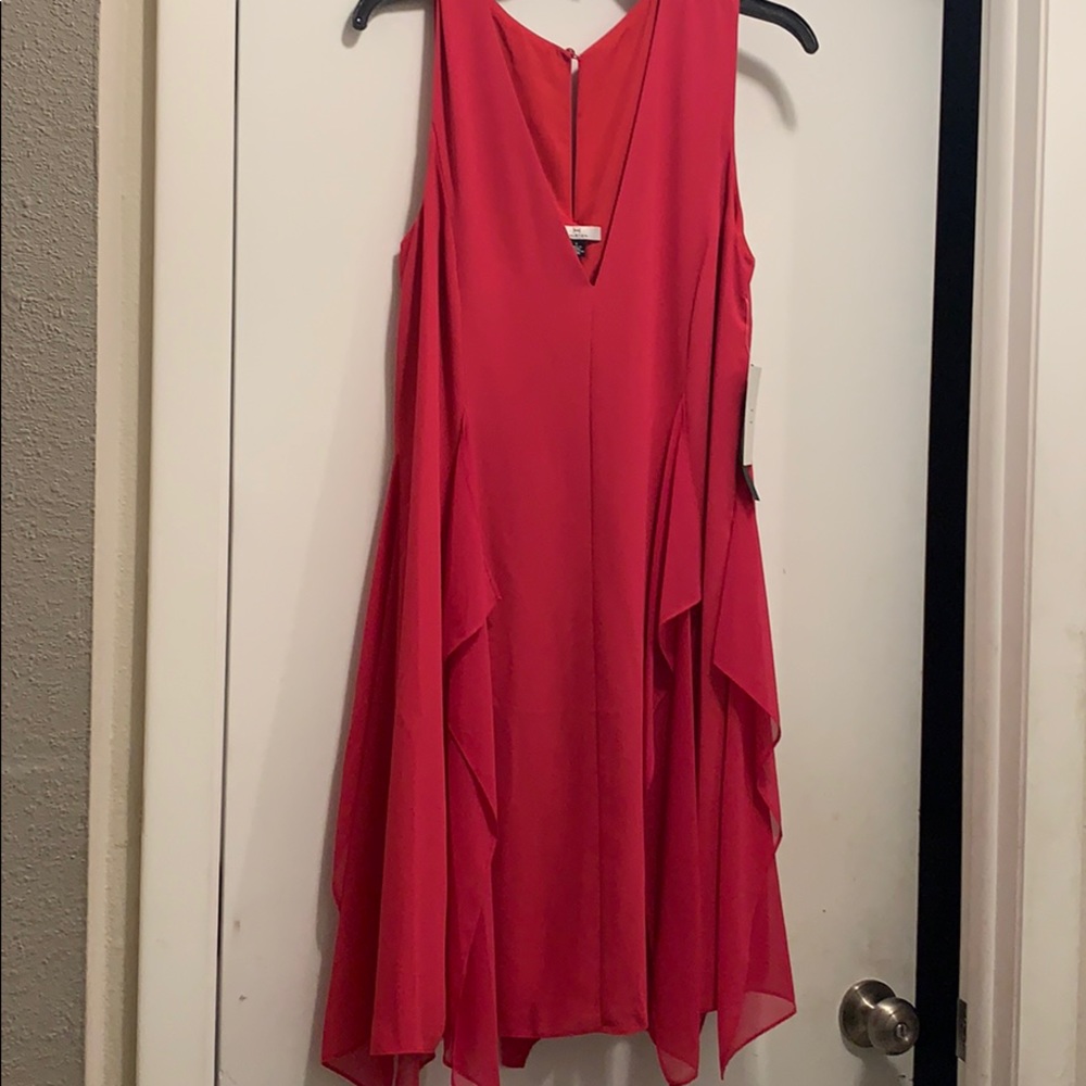 Halton fuchsia rose dress